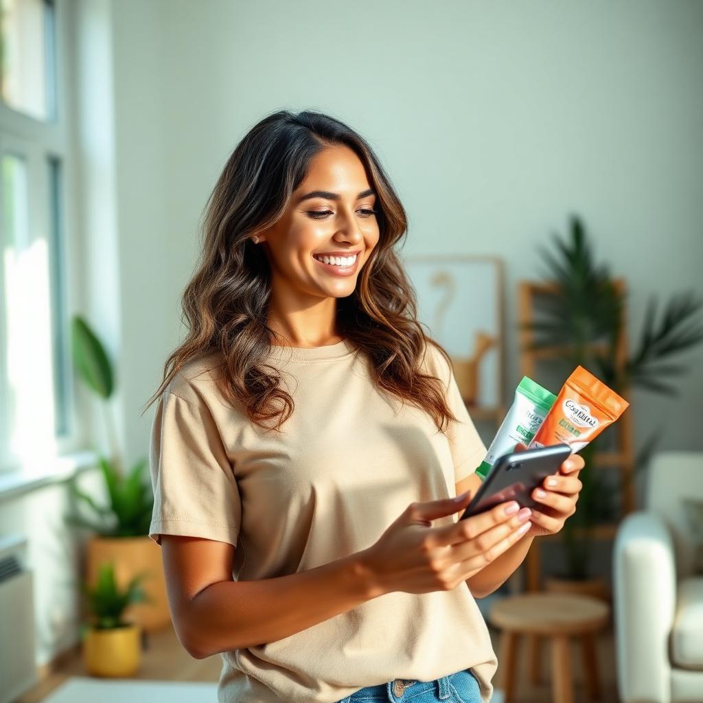 Empreendedora vendendo online com ShopWay